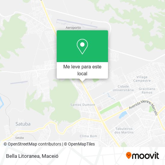 Bella Litoranea mapa