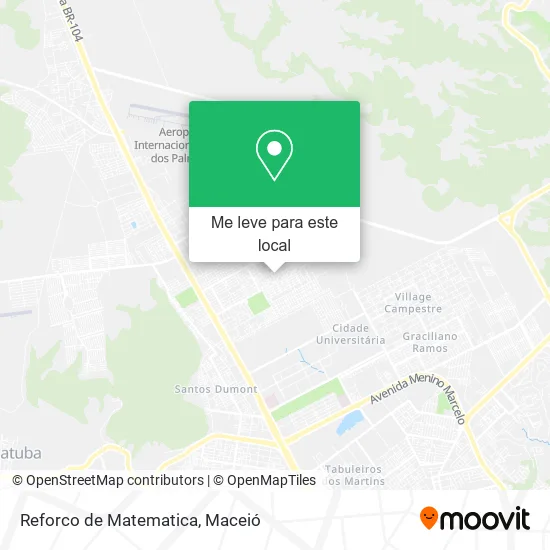 Reforco de Matematica mapa