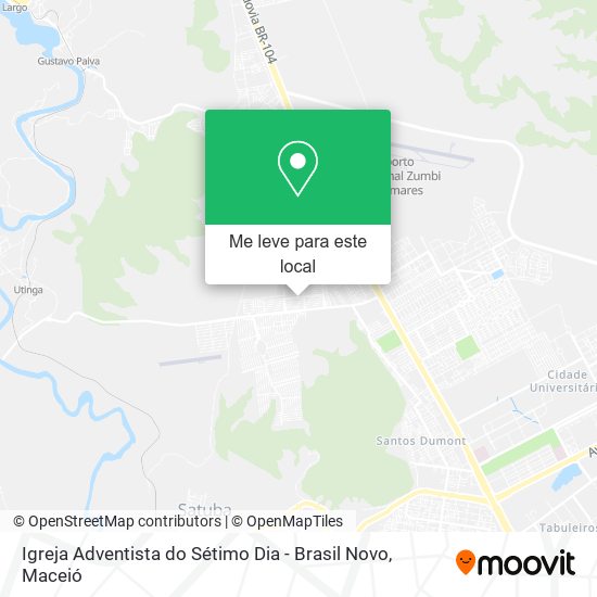Igreja Adventista do Sétimo Dia - Brasil Novo mapa