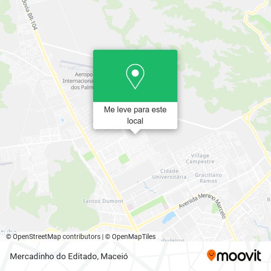 Mercadinho do Editado mapa