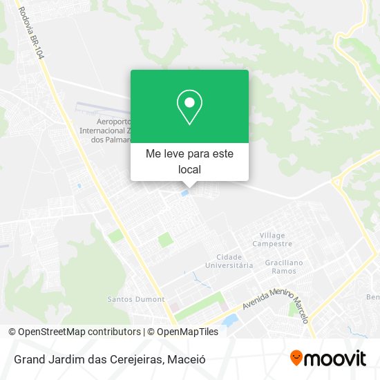 Grand Jardim das Cerejeiras mapa