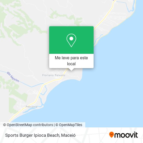 Sports Burger Ipioca Beach mapa