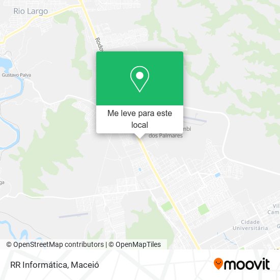 RR Informática mapa
