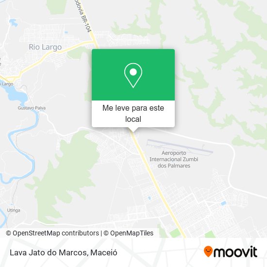 Lava Jato do Marcos mapa