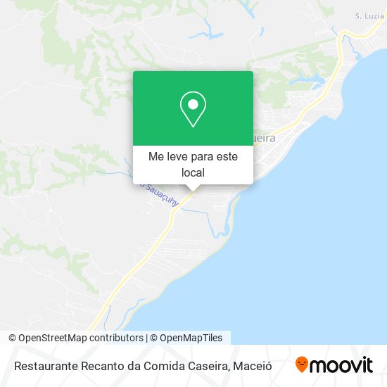 Restaurante Recanto da Comida Caseira mapa