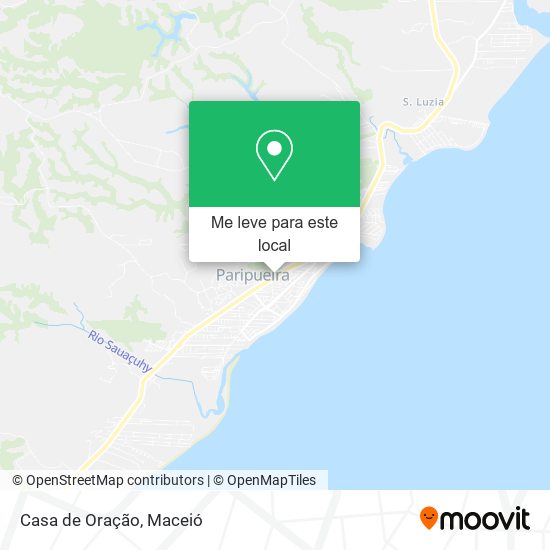 Casa de Oração mapa