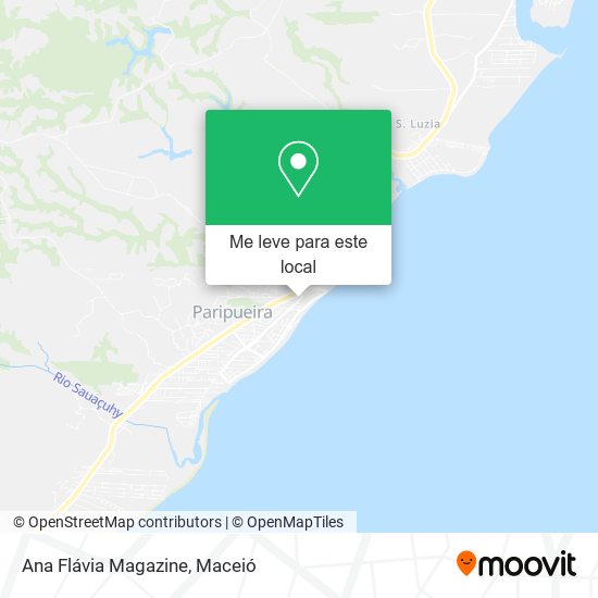 Ana Flávia Magazine mapa