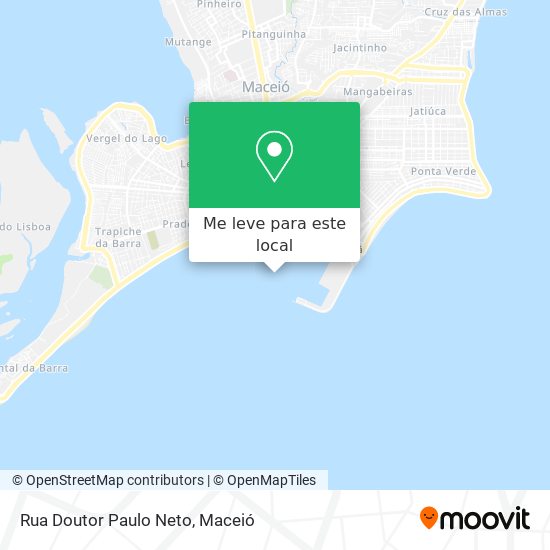 Rua Doutor Paulo Neto mapa