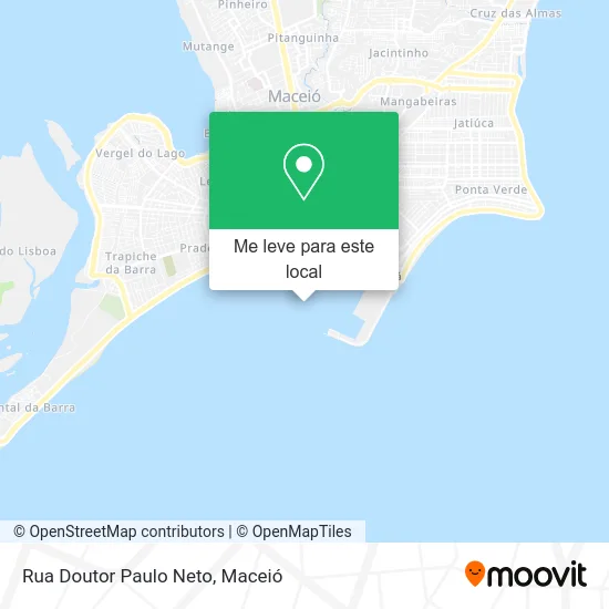 Rua Doutor Paulo Neto mapa