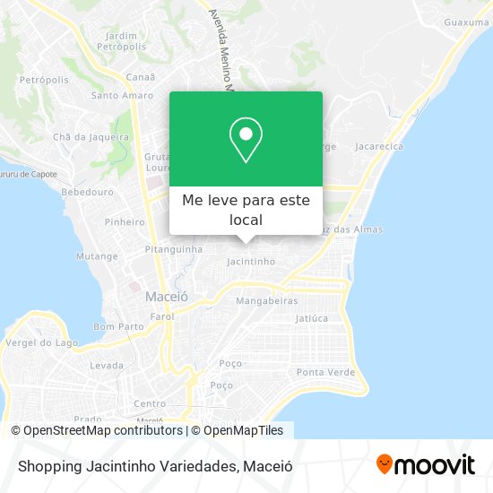Shopping Jacintinho Variedades mapa