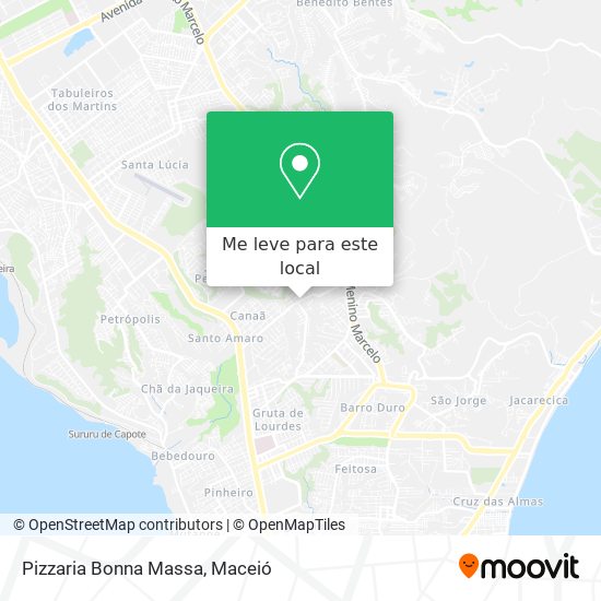 Pizzaria Bonna Massa mapa