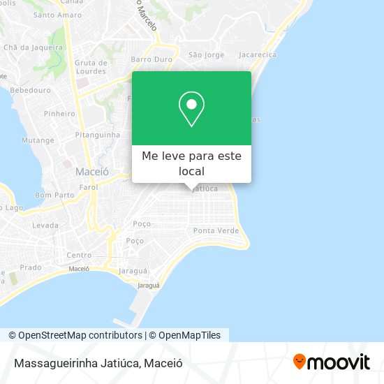 Massagueirinha Jatiúca mapa