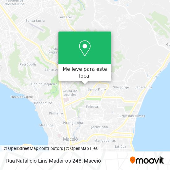 Rua Natalício Lins Madeiros 248 mapa