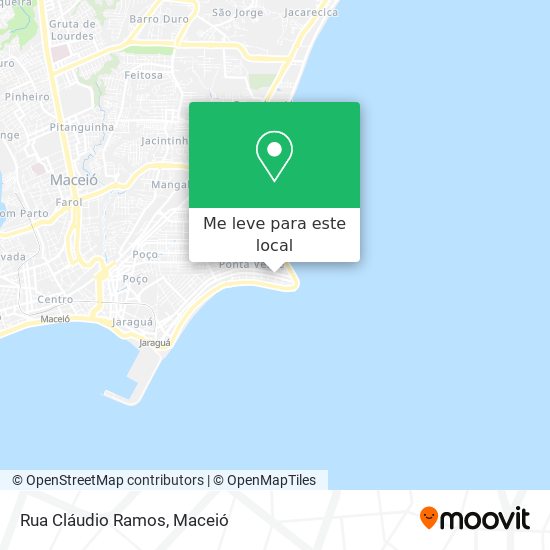 Rua Cláudio Ramos mapa