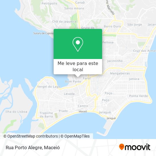 Rua Porto Alegre mapa