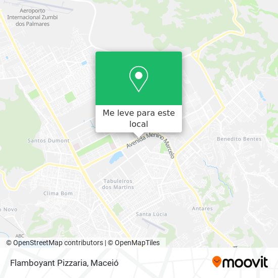 Flamboyant Pizzaria mapa