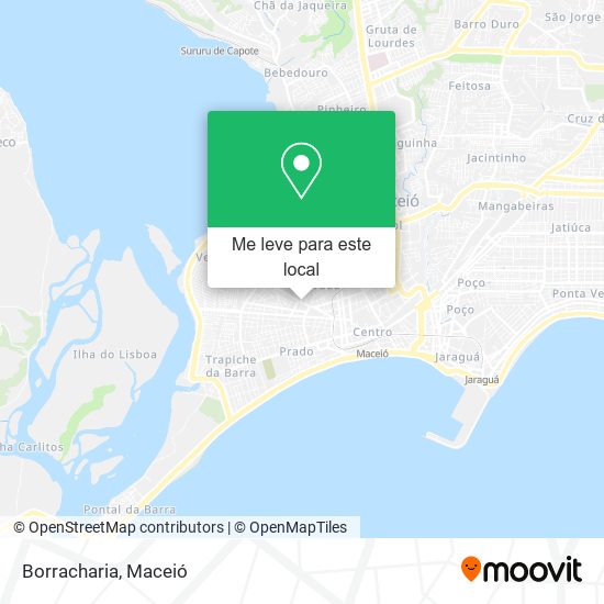 Borracharia mapa