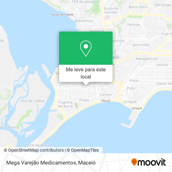 Mega Varejão Medicamentos mapa