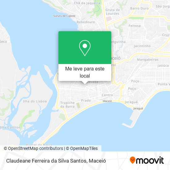 Claudeane Ferreira da Silva Santos mapa