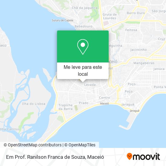 Em Prof. Ranilson Franca de Souza mapa