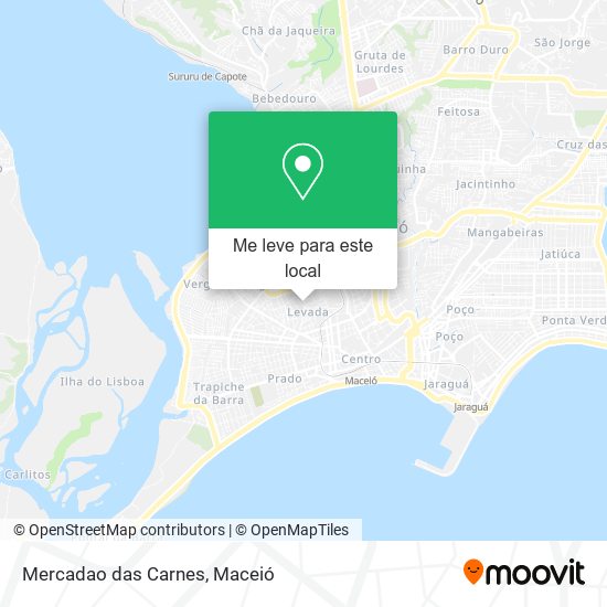 Mercadao das Carnes mapa