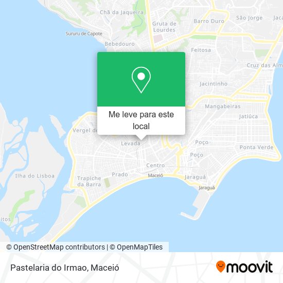 Pastelaria do Irmao mapa
