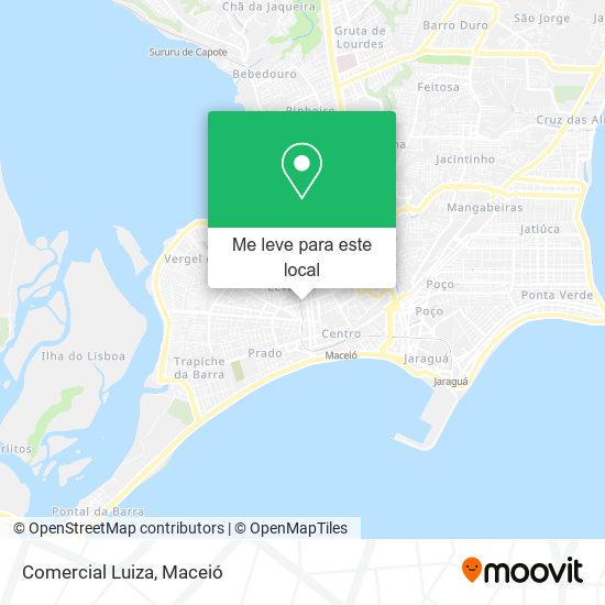 Comercial Luiza mapa