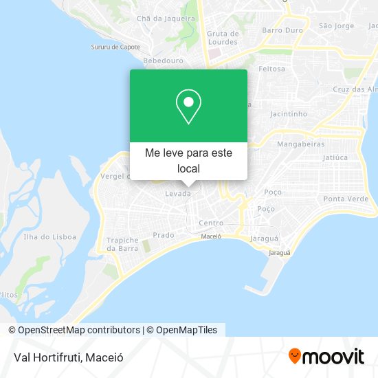 Val Hortifruti mapa