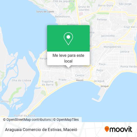 Araguaia Comercio de Estivas mapa