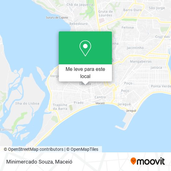 Minimercado Souza mapa