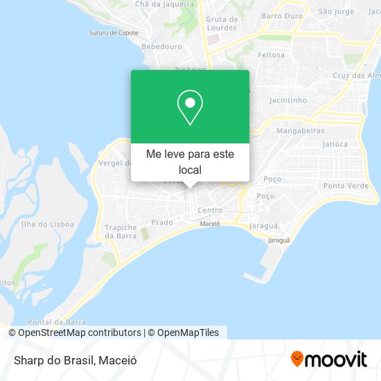 Sharp do Brasil mapa