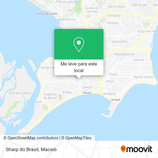 Sharp do Brasil mapa
