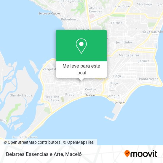 Belartes Essencias e Arte mapa
