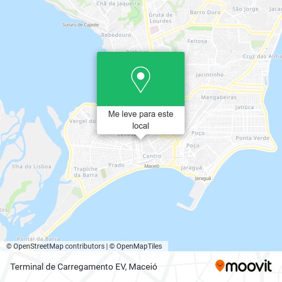 Terminal de Carregamento EV mapa