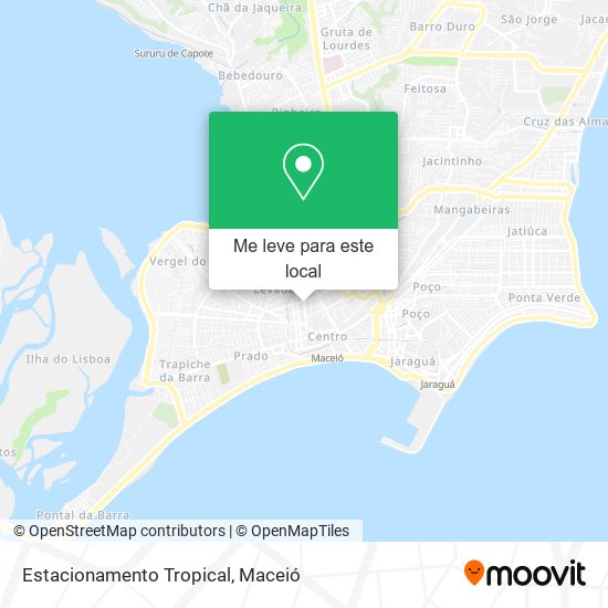 Estacionamento Tropical mapa