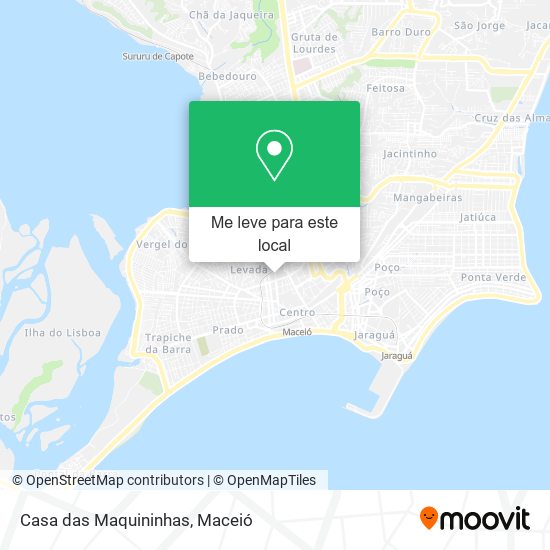 Casa das Maquininhas mapa