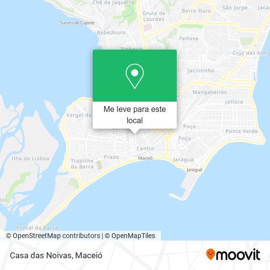 Casa das Noivas mapa