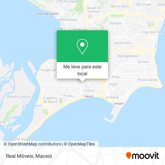 Real Móveis mapa