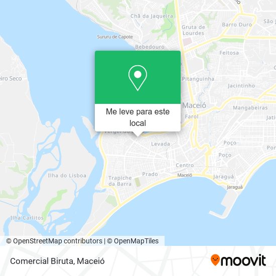 Comercial Biruta mapa