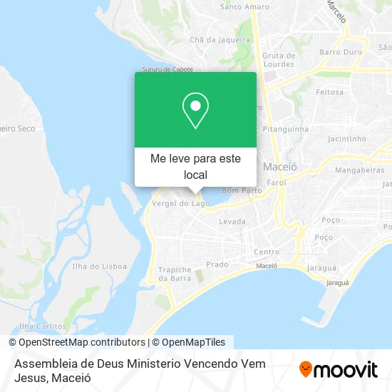 Assembleia de Deus Ministerio Vencendo Vem Jesus mapa