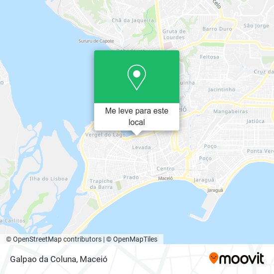 Galpao da Coluna mapa