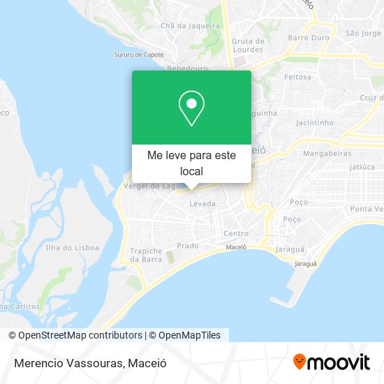 Merencio Vassouras mapa