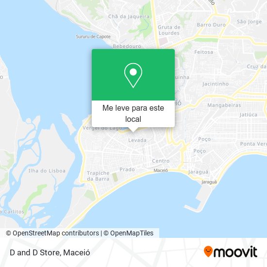 D and D Store mapa