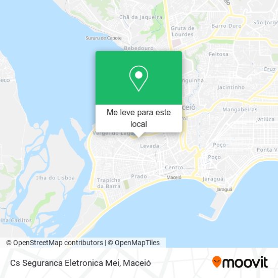 Cs Seguranca Eletronica Mei mapa