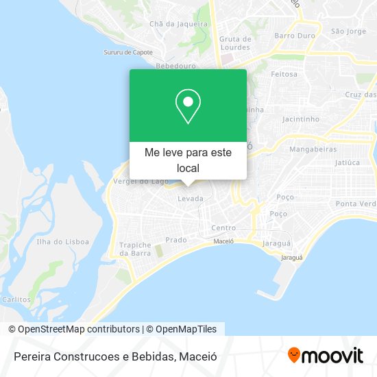 Pereira Construcoes e Bebidas mapa