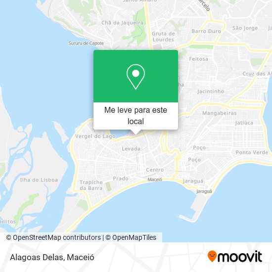 Alagoas Delas mapa
