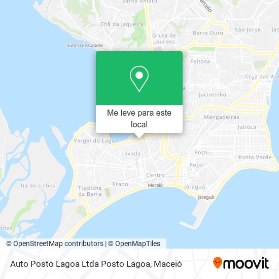 Auto Posto Lagoa Ltda Posto Lagoa mapa