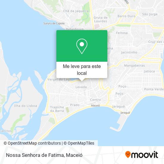 Nossa Senhora de Fatima mapa