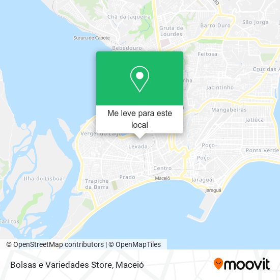 Bolsas e Variedades Store mapa
