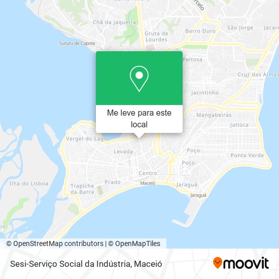 Sesi-Serviço Social da Indústria mapa